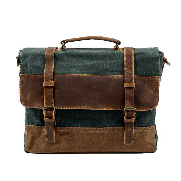 Jack - Durable Water-Resistant Waxed Canvas Messenger Bag