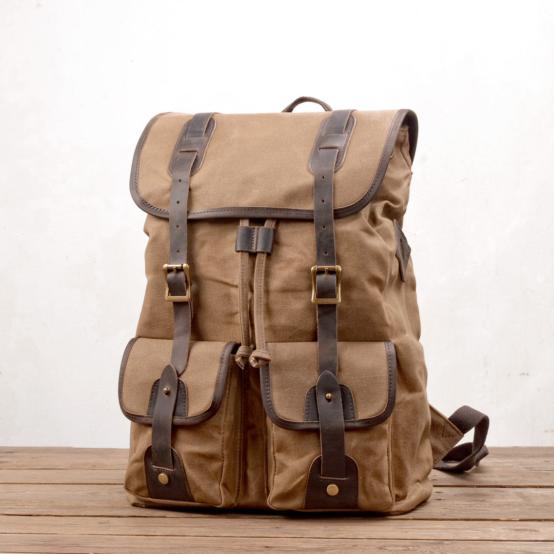 Marcus - Durable Canvas Travel Backpack for Adventurers