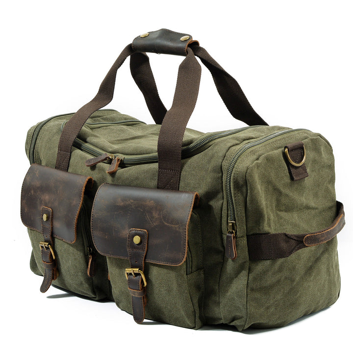David - Men's Canvas and Leather Duffle Bags