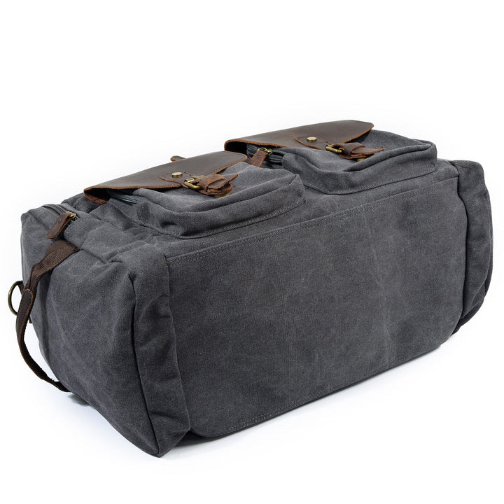 David - Men's Canvas and Leather Duffle Bag