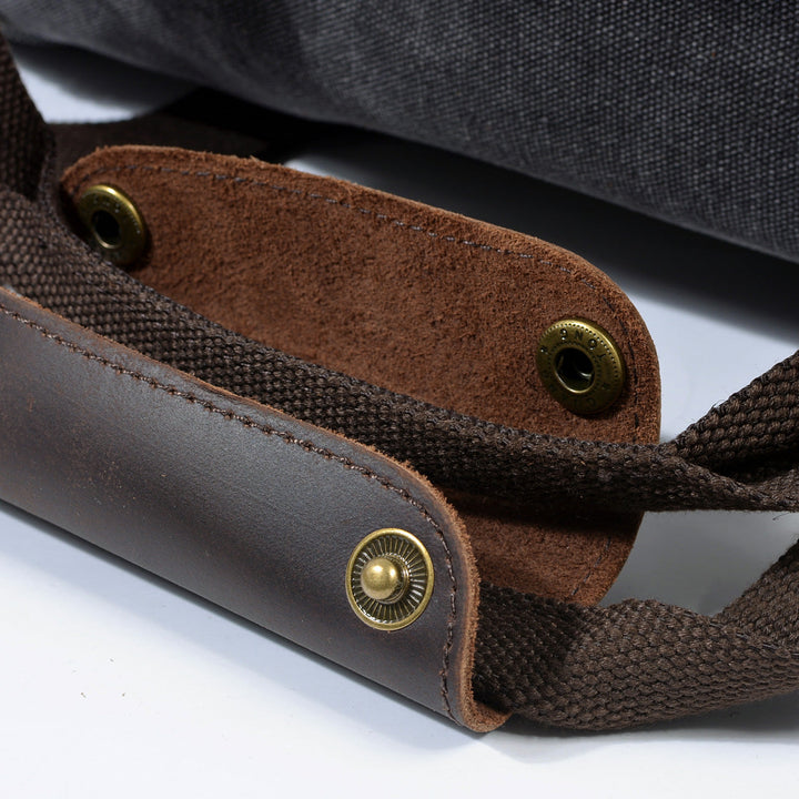 David - Men's Canvas and Leather Duffle Bag